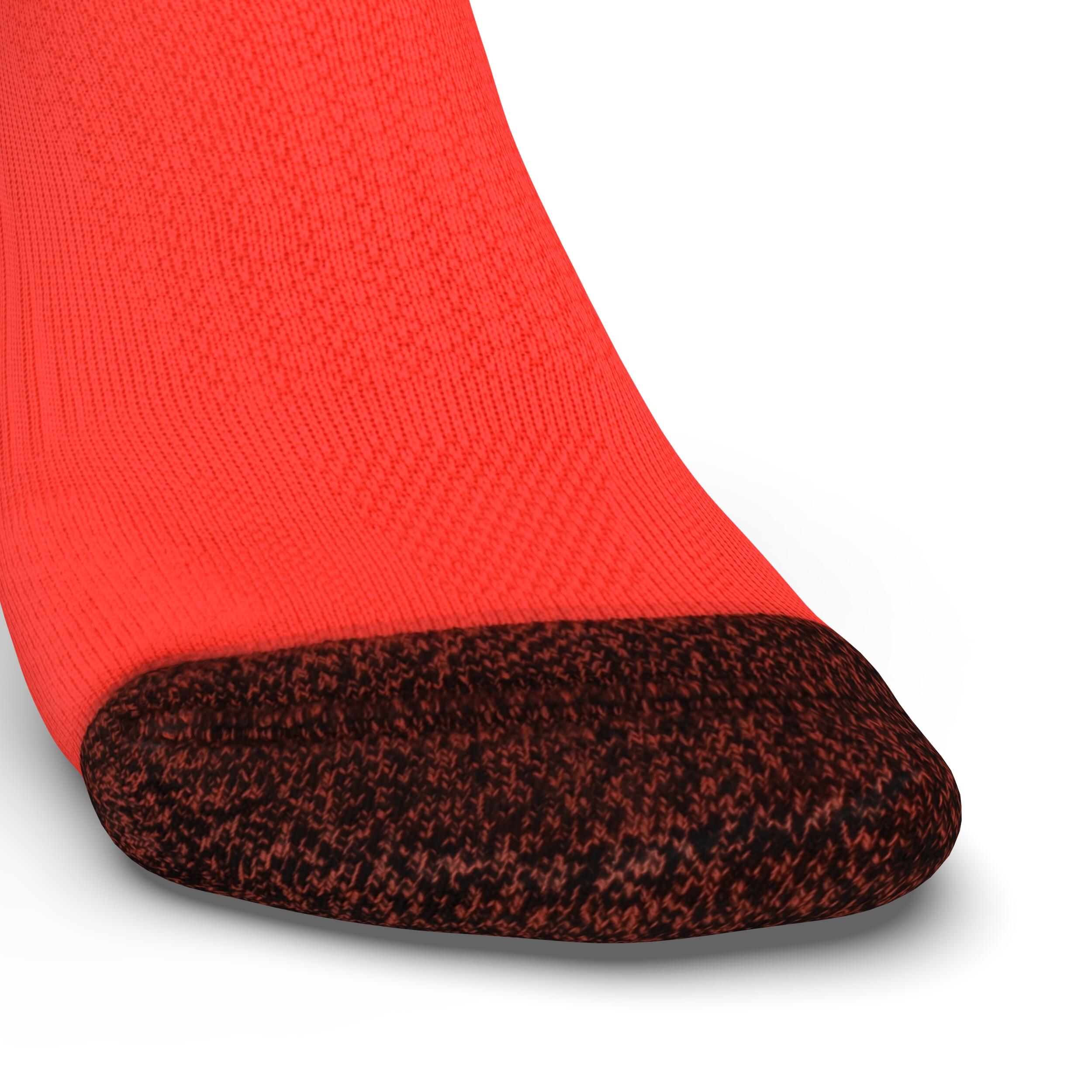 RUNNING MID-HEIGHT THICK SOCKS KIPRUN - CORAL 9/9