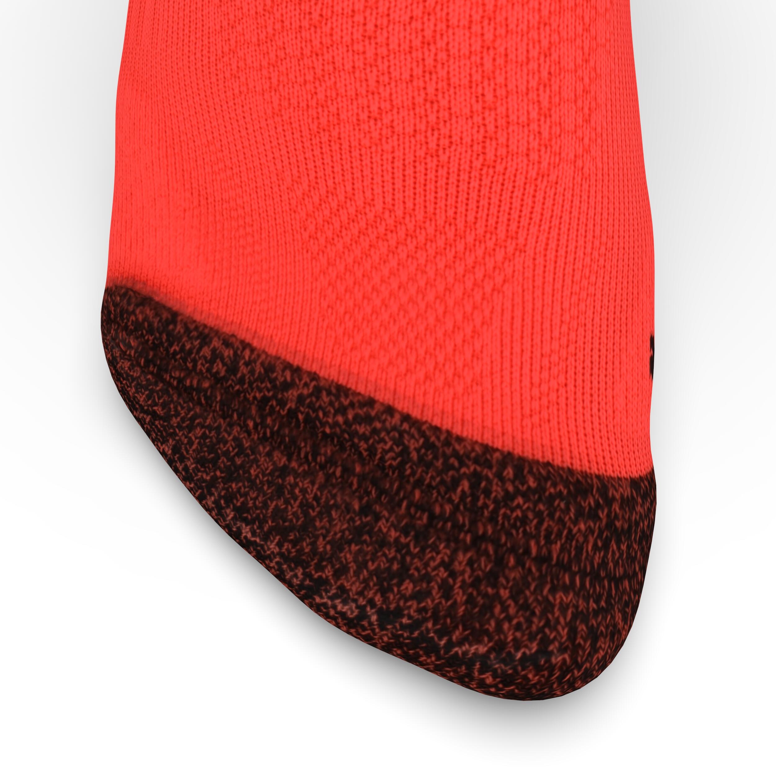 RUNNING MID-HEIGHT THICK SOCKS KIPRUN - CORAL 8/9
