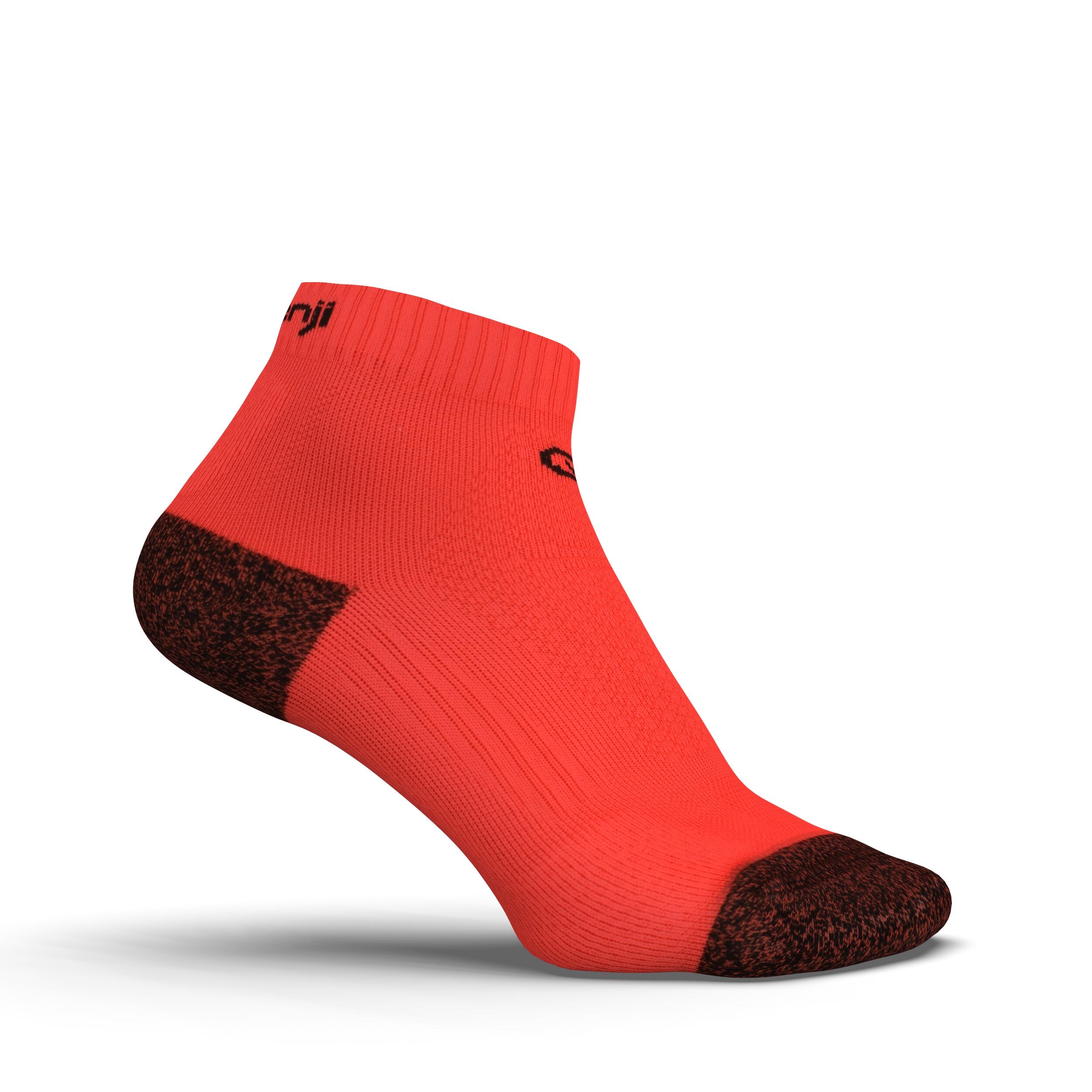 RUNNING MID-HEIGHT THICK SOCKS KIPRUN - CORAL 5/9