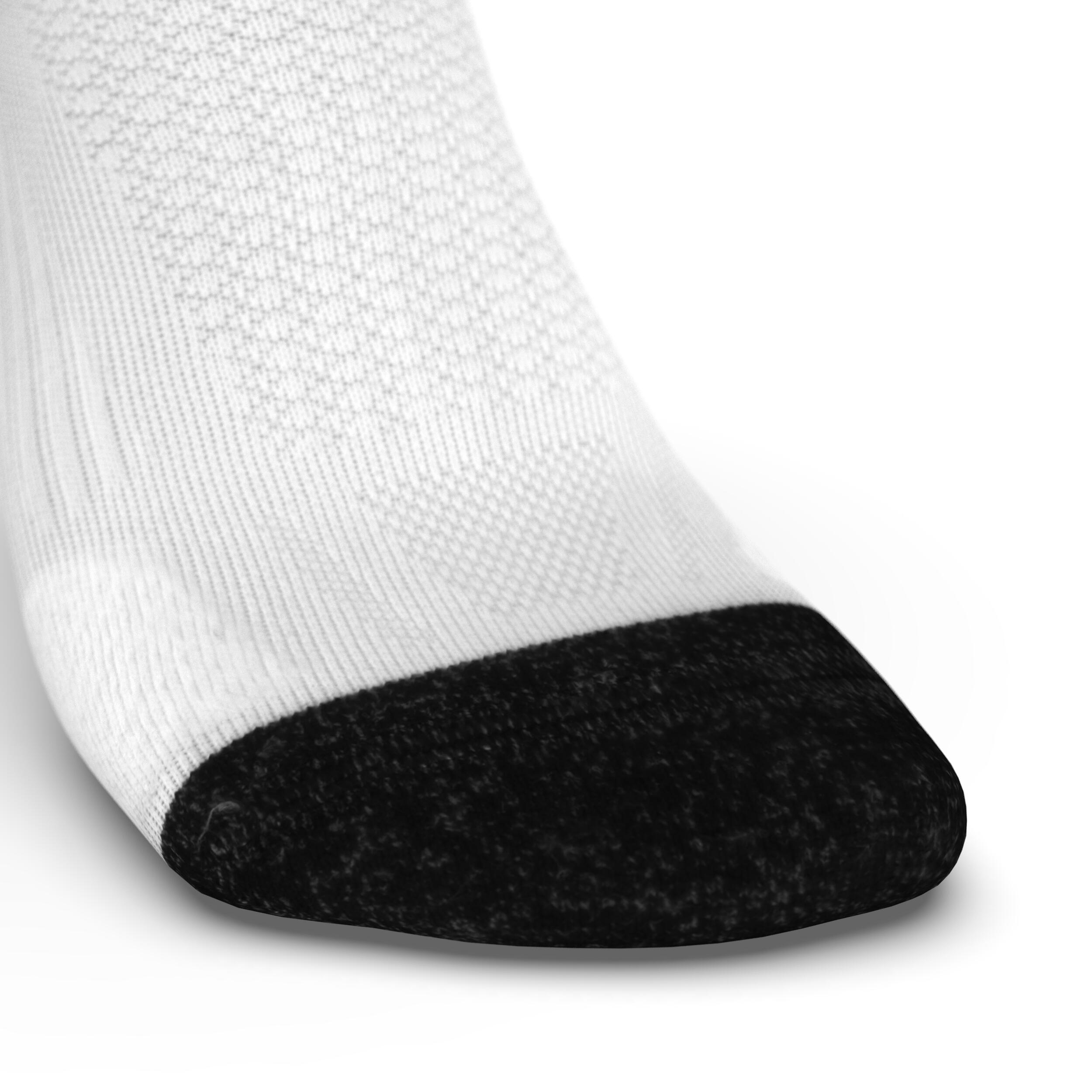 Laufsocken dick halbhoch Kiprun Mid weiß  10/10