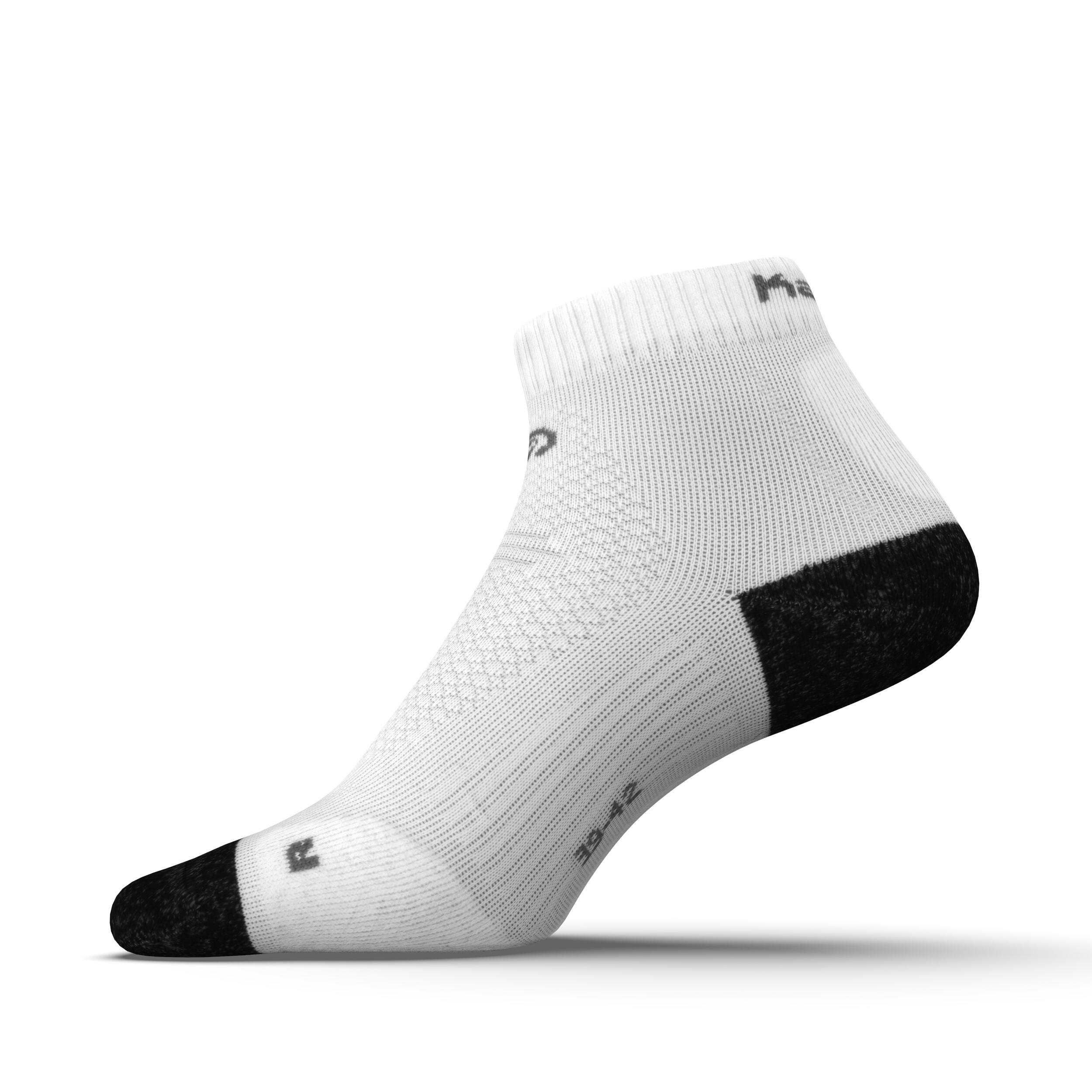 Laufsocken dick halbhoch Kiprun Mid weiß  5/10