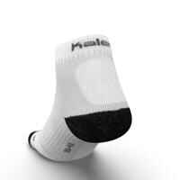чорапи за бягане KIPRUN, дебели, къси, бели