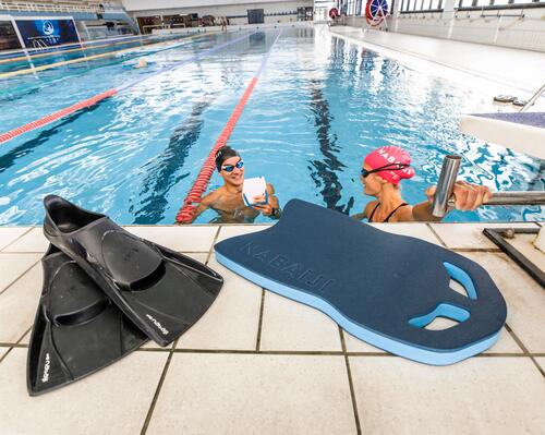 Palmes de natation Mowze d'entraînement palmes de sirène pour les enfants  nageant en piscine