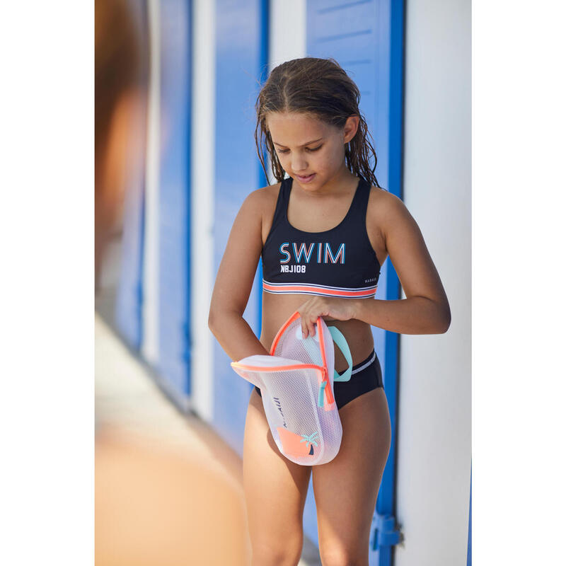 Haut de maillot de bain de natation Vega Joly noir