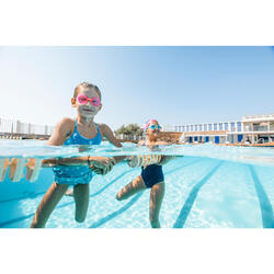 Gafas Natación Xbase Niños Rosa Azul Cristales Claros - Decathlon