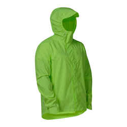 Btwin UC100, High Visibility and Waterproof City Bike Rain Jacket, Men's