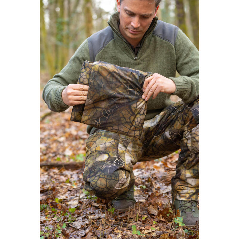 Kamp Gölgelik Tarp - Kamuflaj Desenli - Bushcraft - 2,95 × 2,8 m - Furtiv