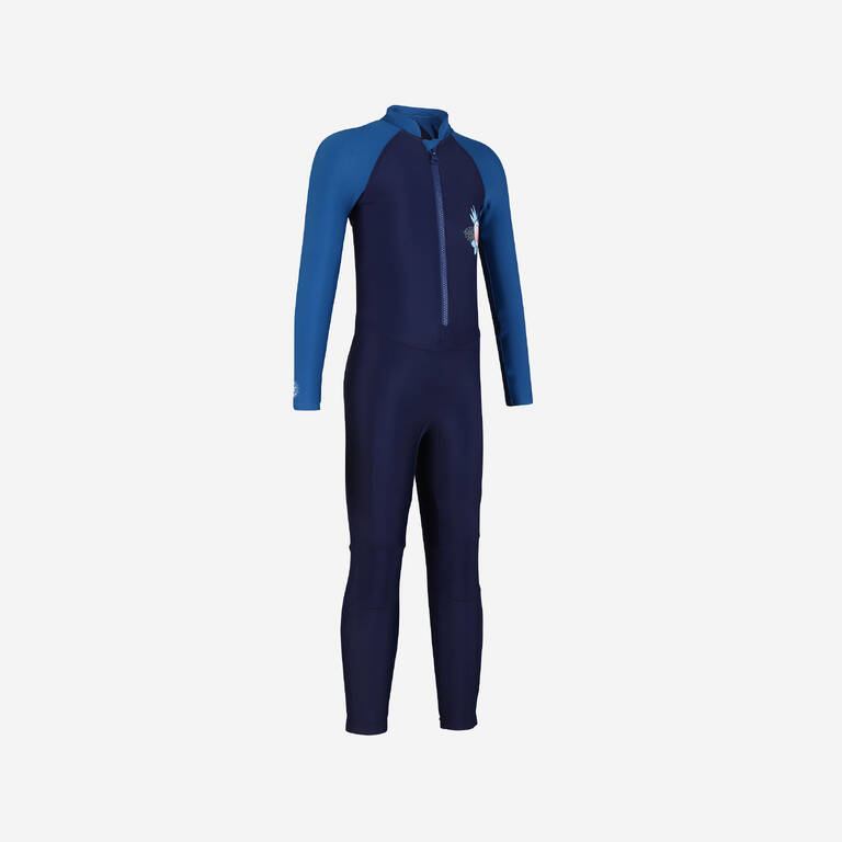 Baju Renang Wetsuit Anak Laki-Laki 100 - Mask Blue