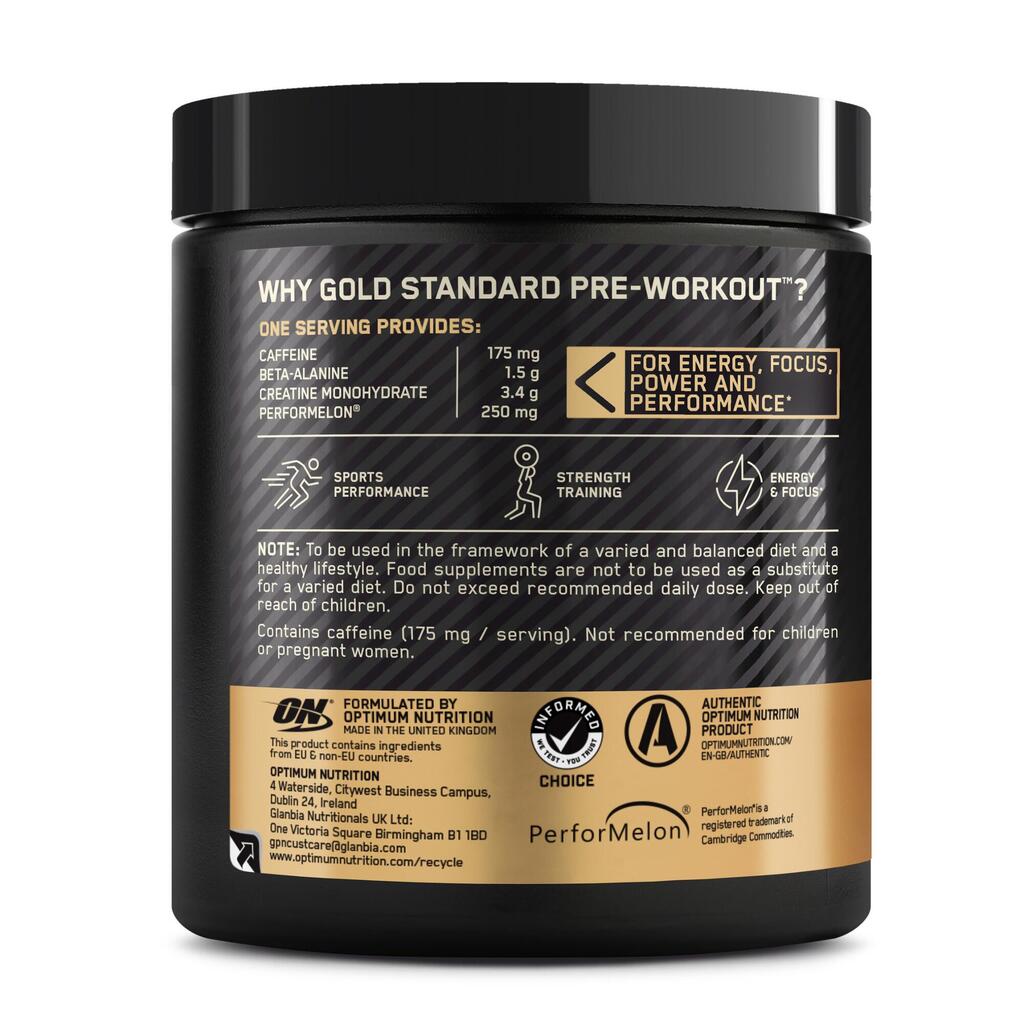 ПРЕДТРЕНИРОВЪЧЕН ПРОДУКТ OPTIMUM NUTRITION GOLD 330 Г, ДИНЯ