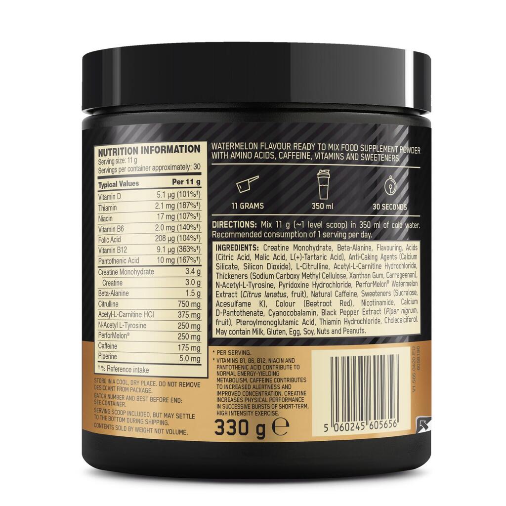 „Pre Workout Gold Standard“, arbūzų skonio, 330 g