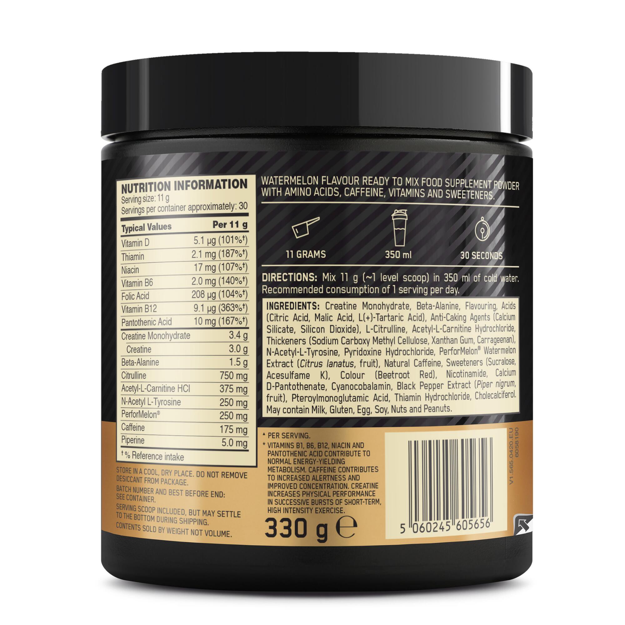 Optimum Nutrition Gold Standard Pre-Workout vodný melón · záber 5