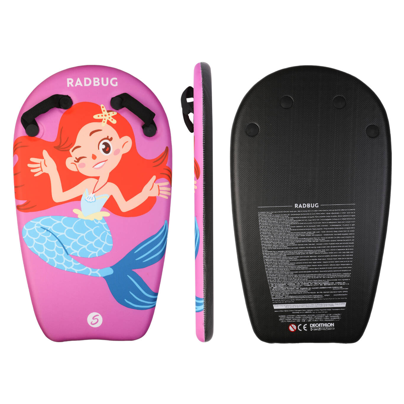 Bodyboard Bodyatu Anak 4-8 Tahun - Pink Mermaid