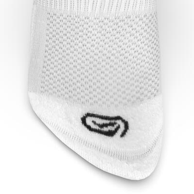 CHAUSSETTES DE RUNNING INVISIBLES CONFORT BLANCHES X2