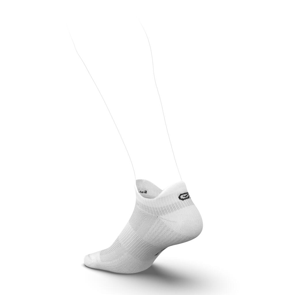 Invisible comfort running socks 2-pack - white