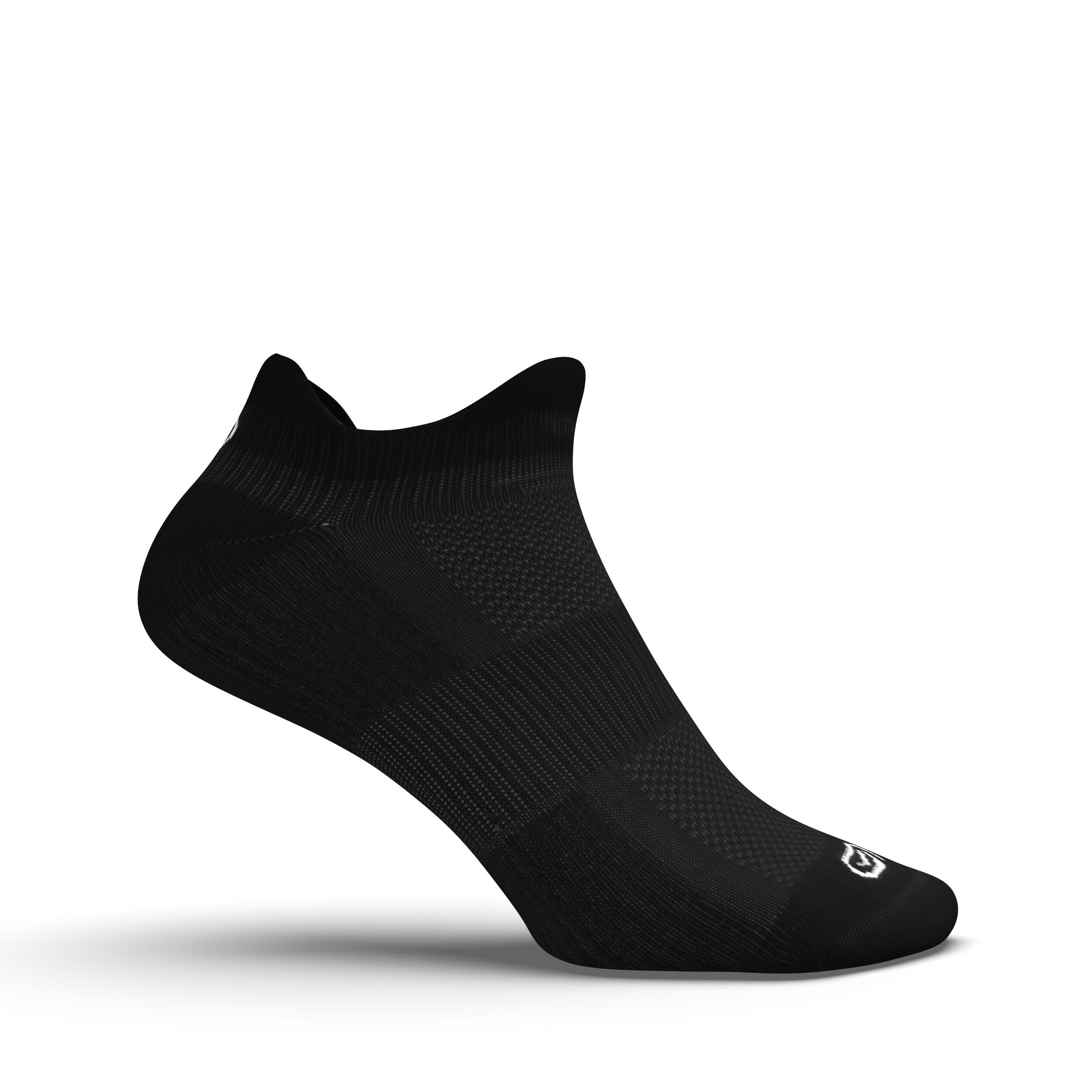 INVISIBLE COMFORT RUNNING SOCKS 2-pack - BLACK 5/9