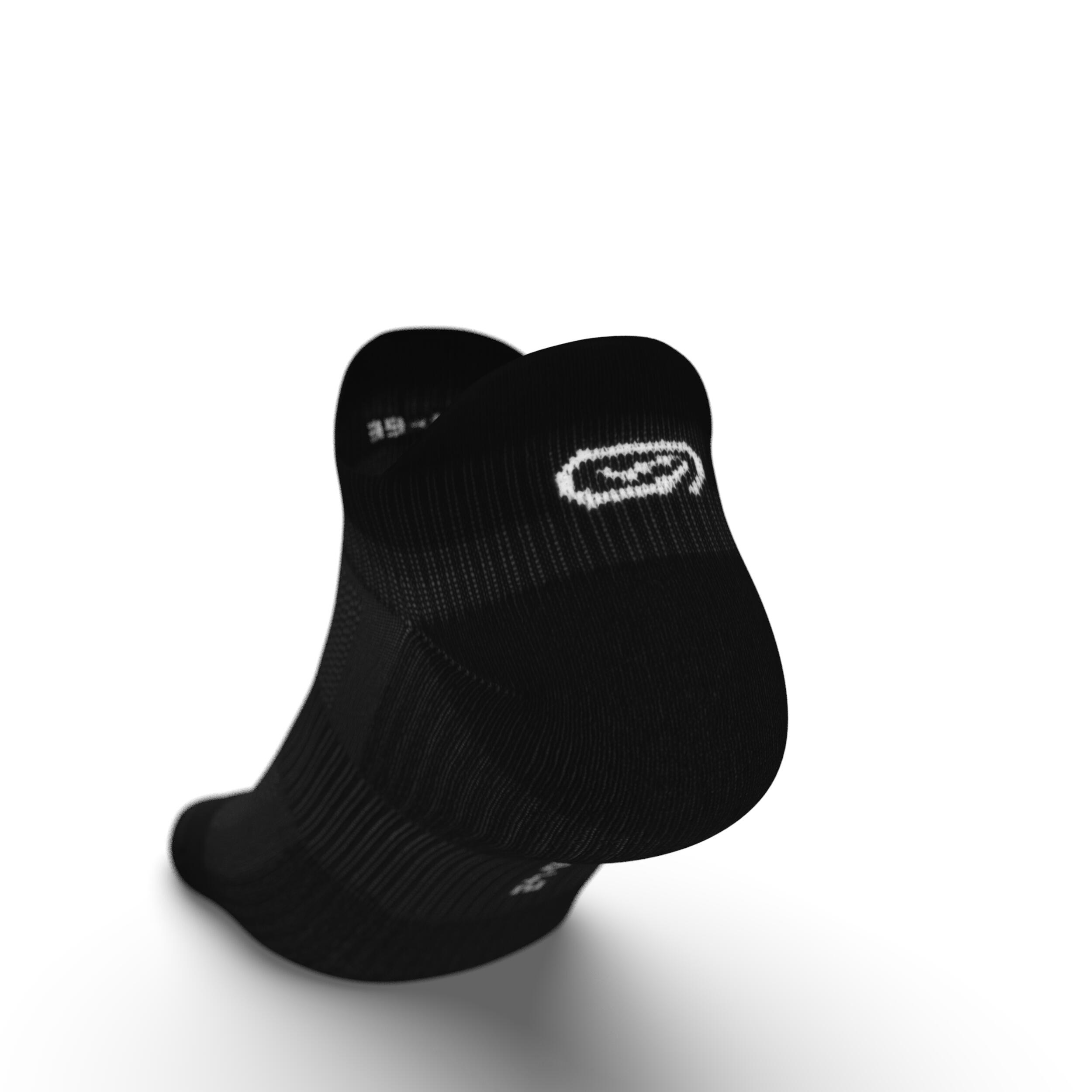 INVISIBLE COMFORT RUNNING SOCKS 2-pack - BLACK 3/9