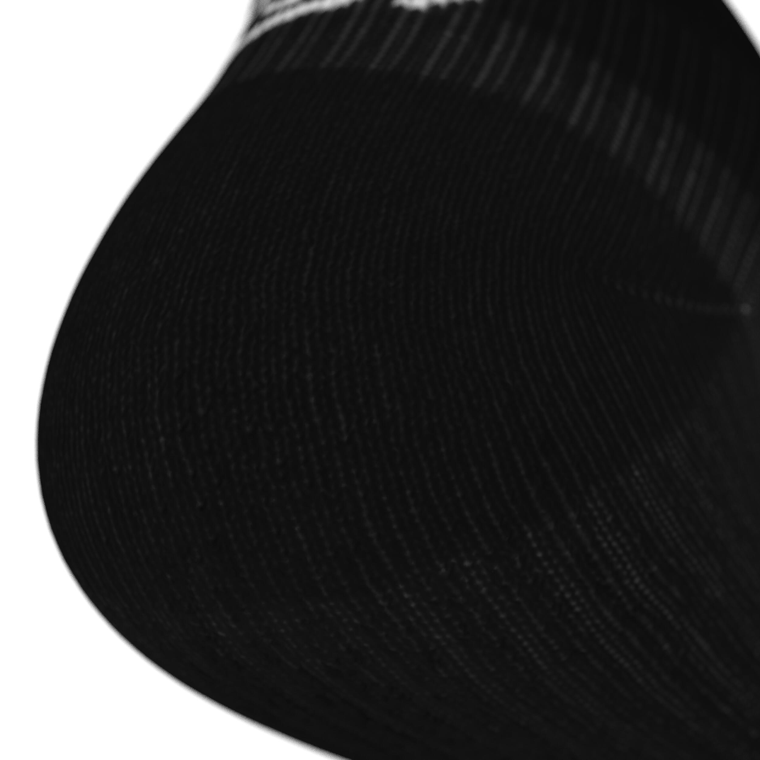 INVISIBLE COMFORT RUNNING SOCKS 2-pack - BLACK 8/9