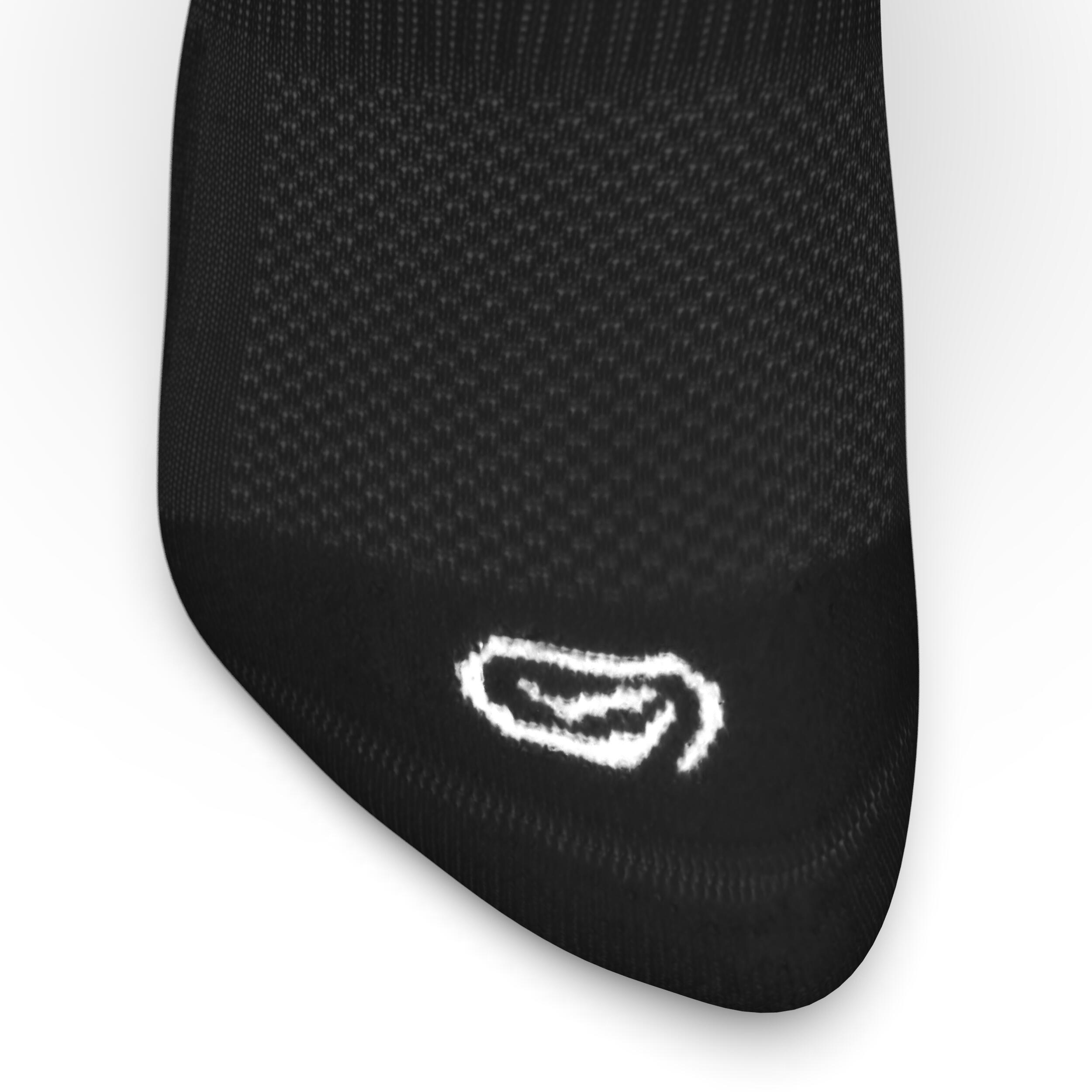 INVISIBLE COMFORT RUNNING SOCKS 2-pack - BLACK 7/9