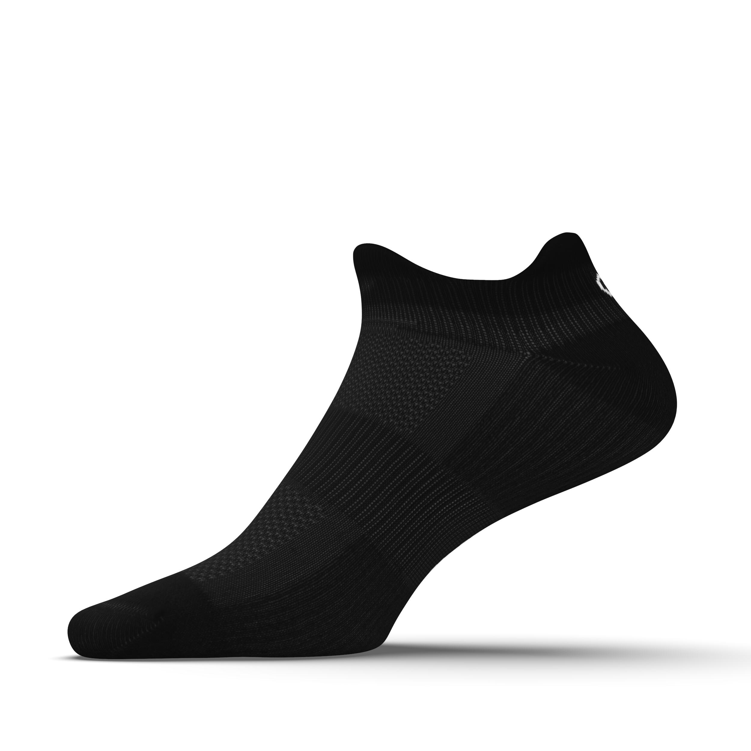 INVISIBLE COMFORT RUNNING SOCKS 2-pack - BLACK 4/9