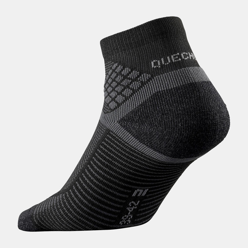 Orta Boy Konçlu Outdoor Çorap - 2 Çift - Siyah - Hike 500