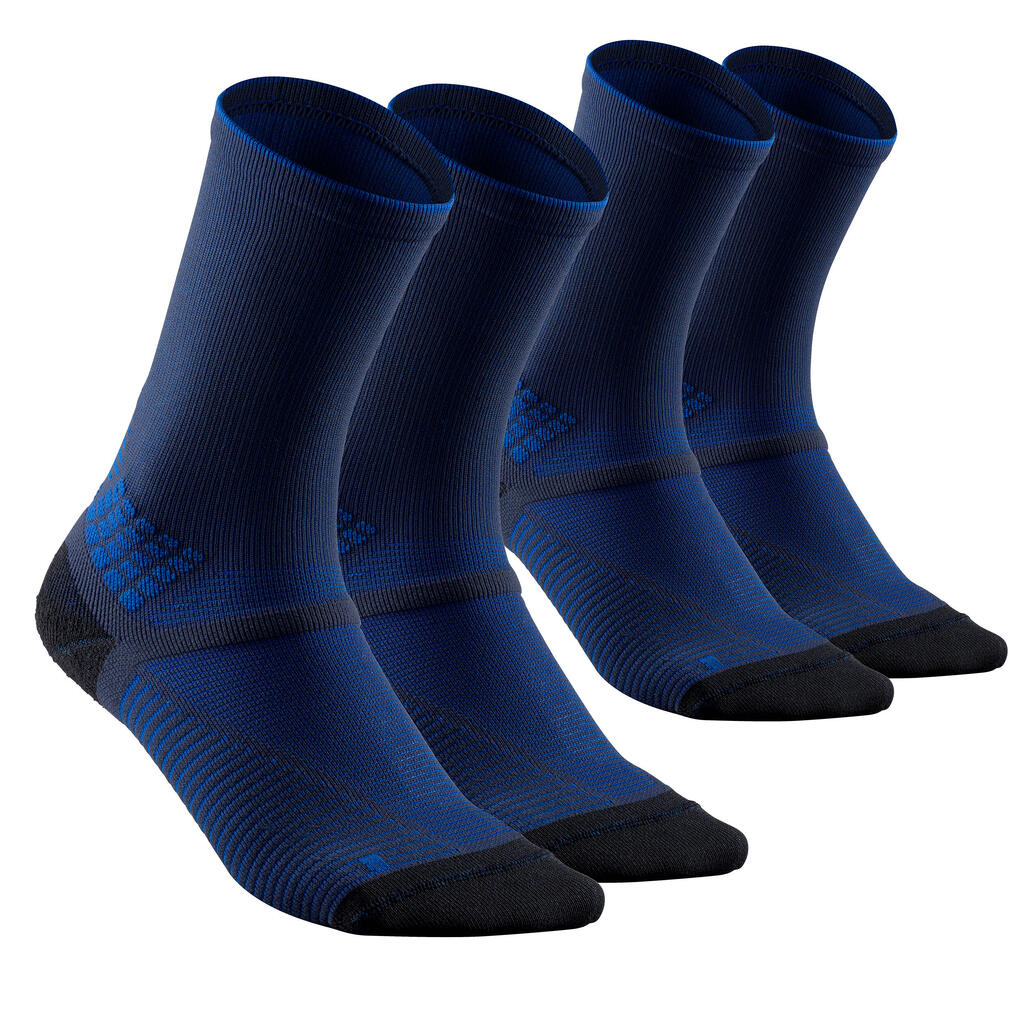 Hiking socks - MH500 High x2 pairs Blue