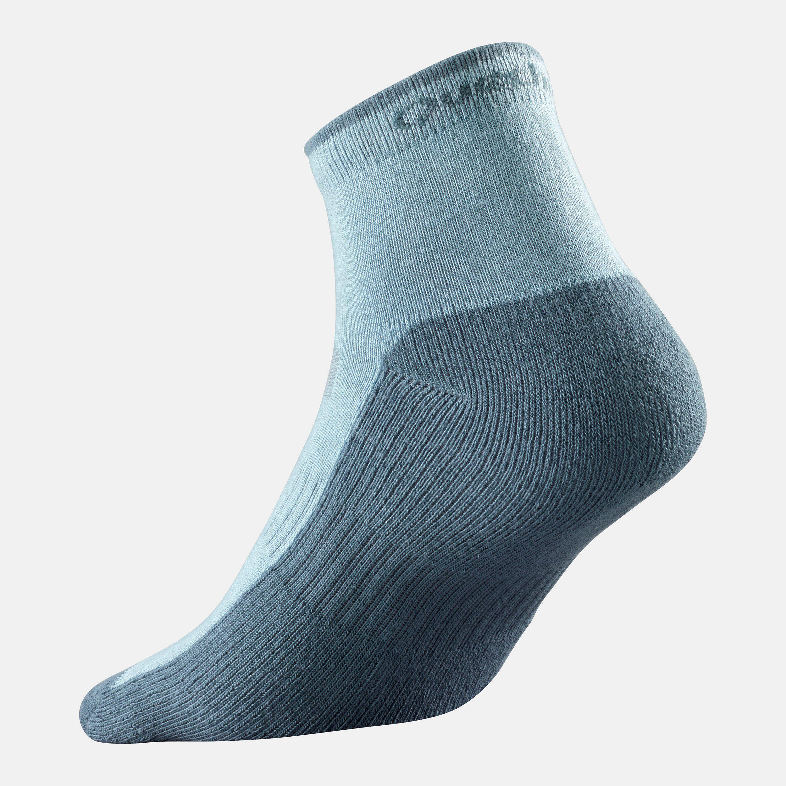 Country walking socks - NH 100 Mid - X 2 pairs - Blue -  4