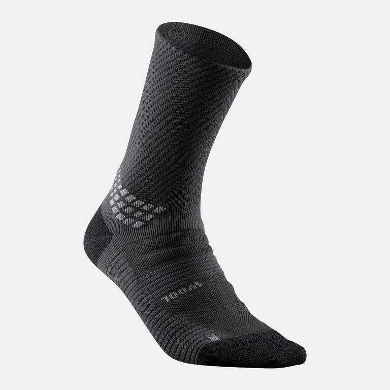 Hiking socks - MH900 High x2 pairs black
