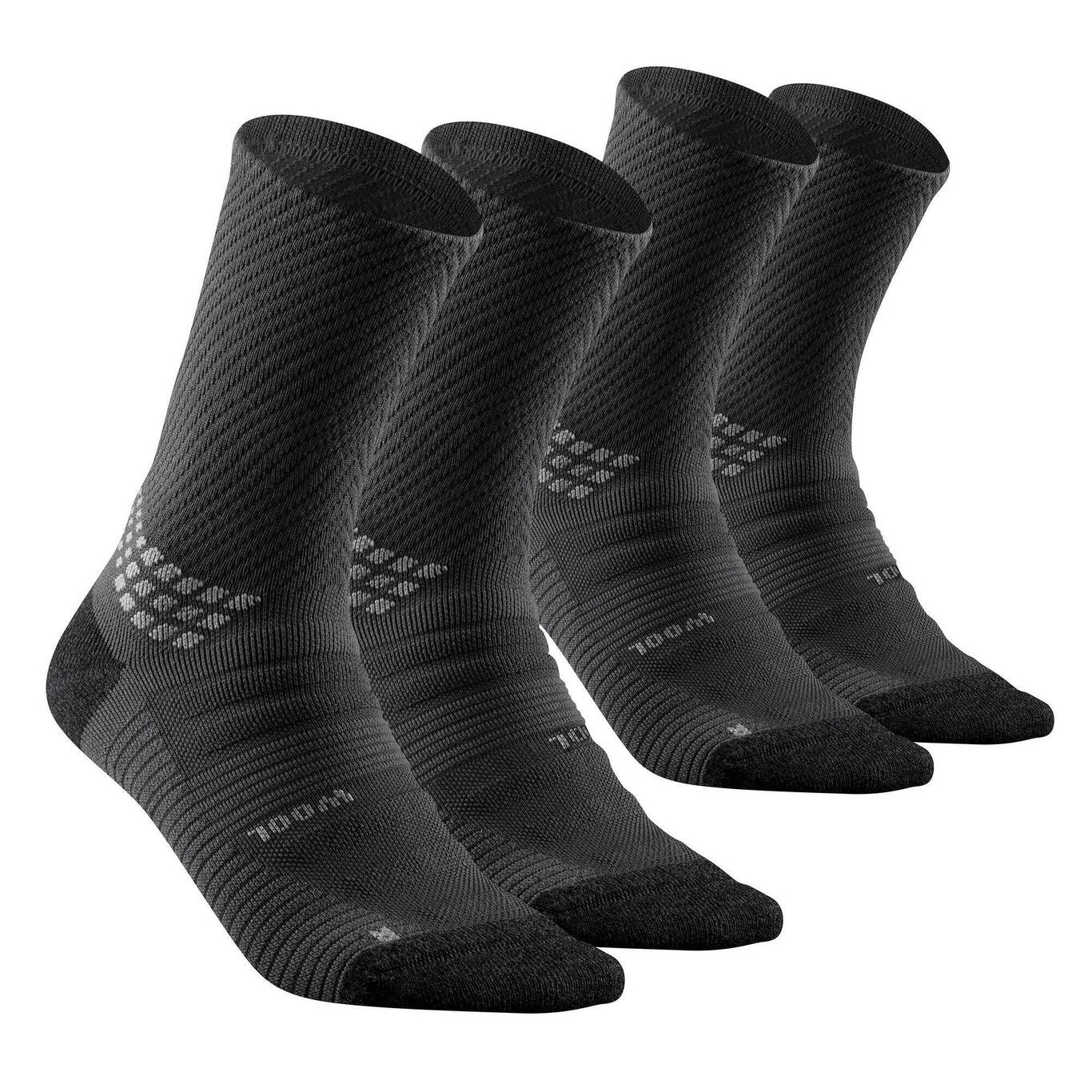 Hiking socks - Hike 900 High black - pack of 2 pairs