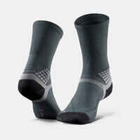 Calcetines altos de montaña y trekking anti-rozaduras 2 pares Quechua MH500