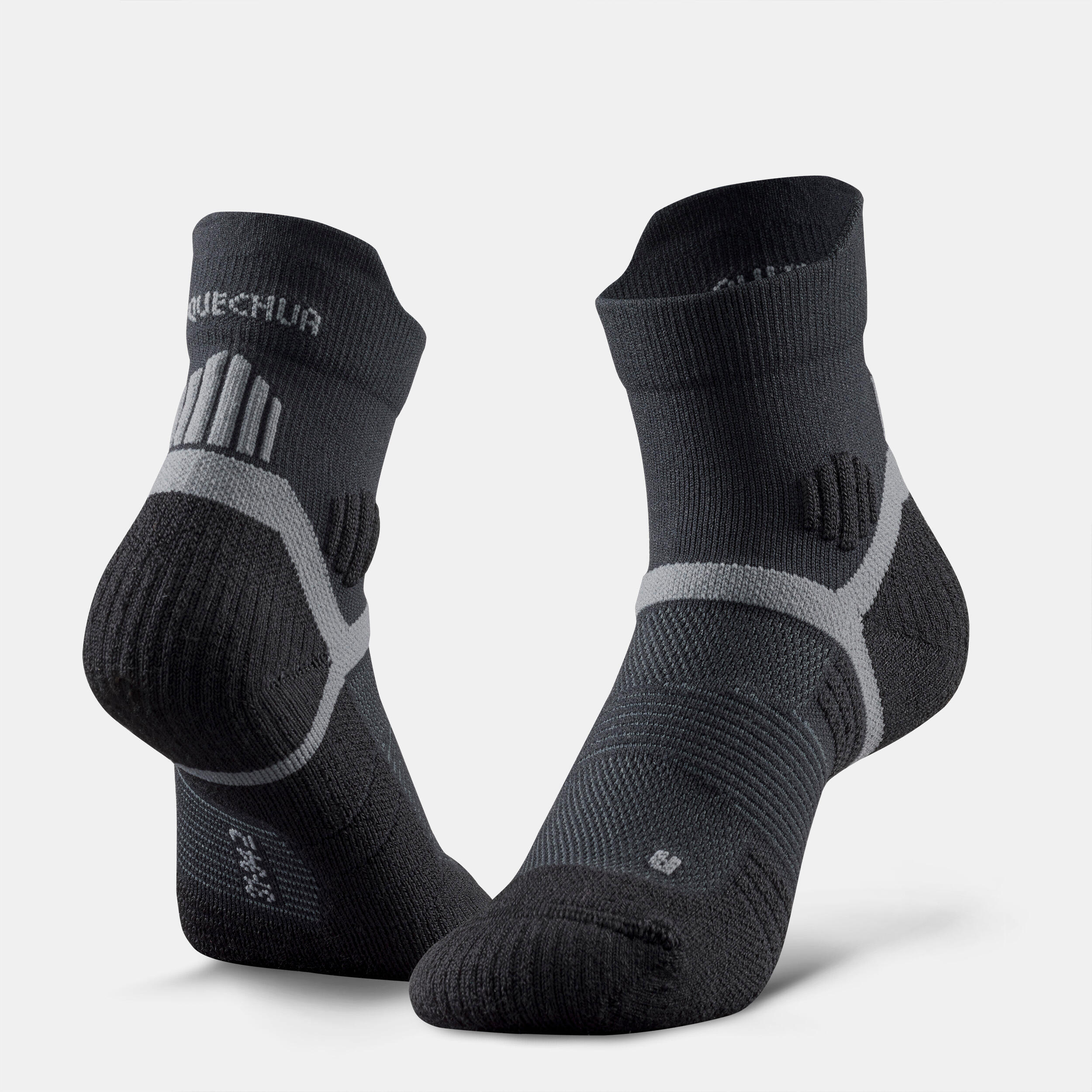 2 pairs of kids’ mid-height king socks MH500 2/5