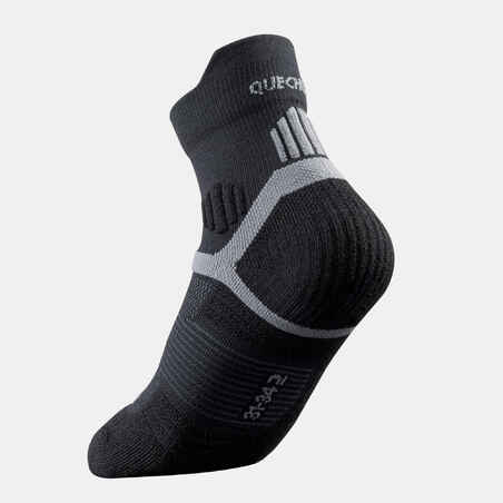 2 pairs of kids’ mid-height king socks MH500