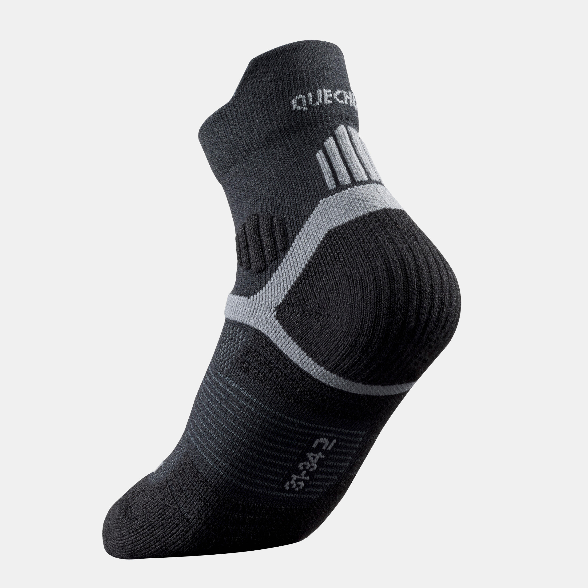 Calze montagna bambino MH500 grigie e azzurre | 2 paia 4/5
