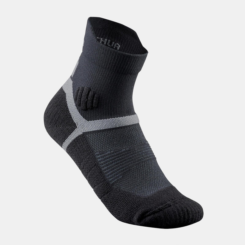 2 pairs of kids’ mid-height king socks MH500