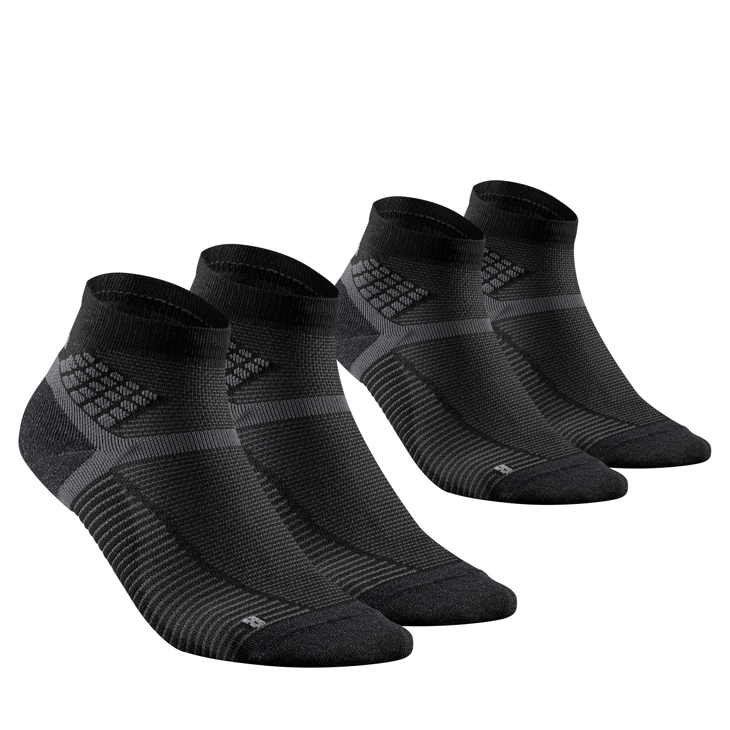 QUECHUA Calcetines de media caña montaña y trekking anti-rozaduras Adulto Quechua MH500