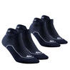 Country Walking Socks NH500 Low - x2 pairs - blue