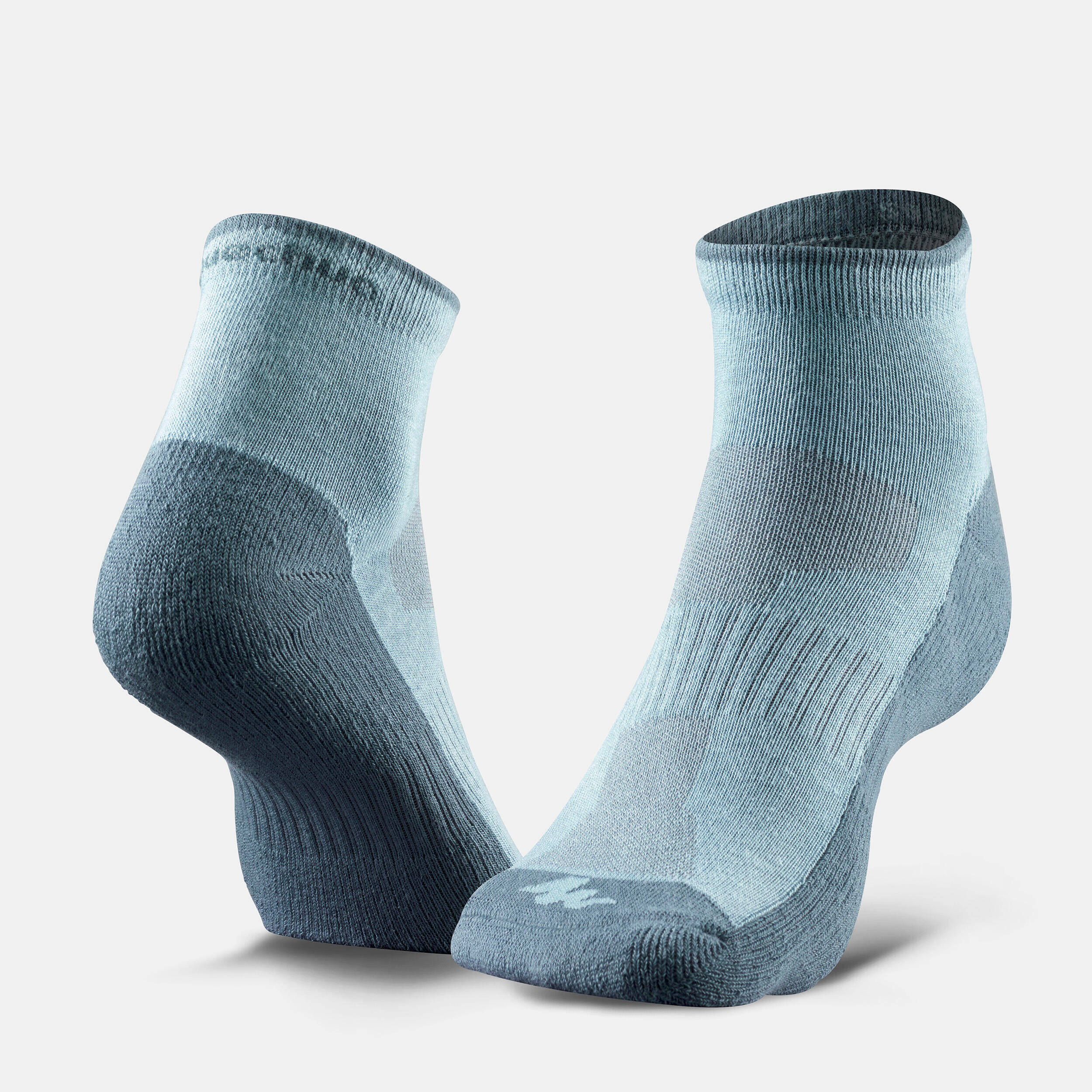 Country walking socks - NH 100 Mid - X 2 pairs - Blue -  2