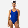 Badeanzug Synchronschwimmen Damen - blau