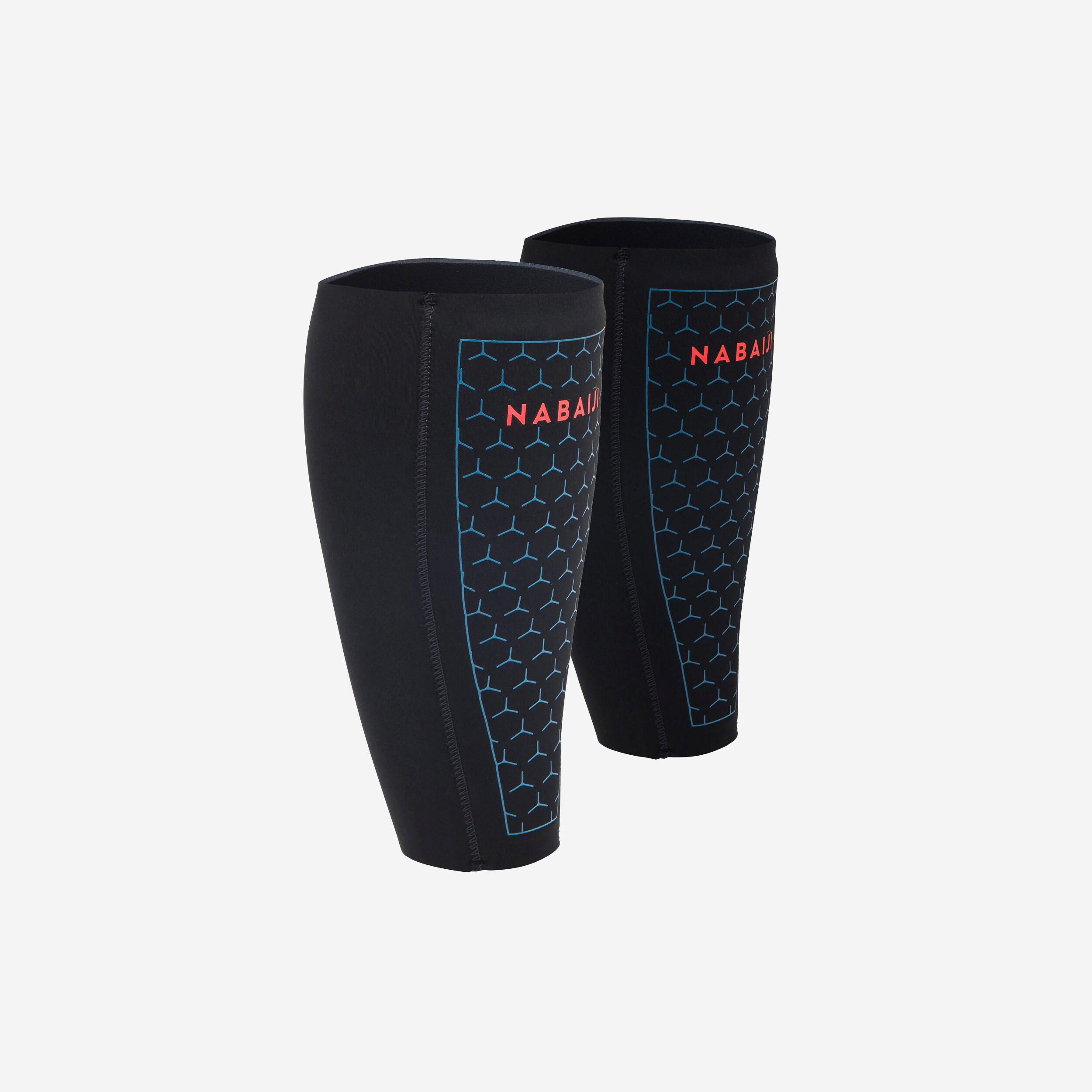 Nabaiji - Jambiere Neoprene Swimrun - Combinaison Swimrun - Natation - Noir-orange-rouge - 44l - Decathlon