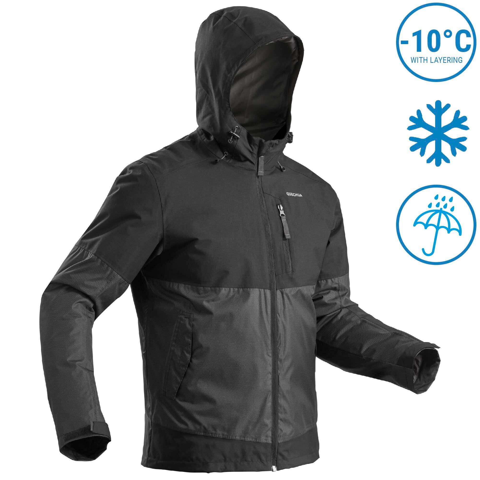 Men’s Snow Hiking Jacket - SH100 X-WARM -10°C - Water Repellent -  1