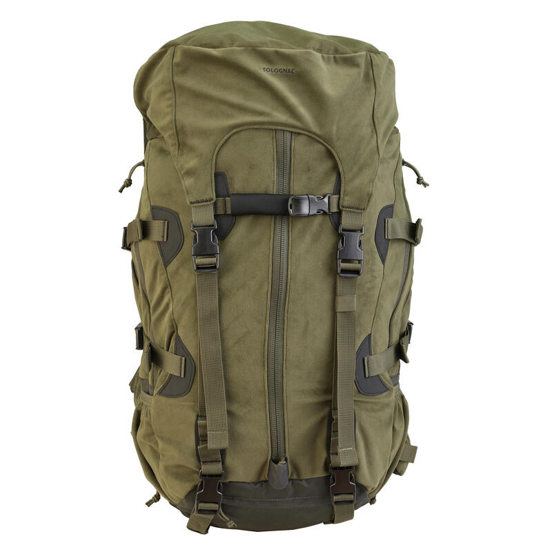 MODULAR SILENT HUNTING BACKPACK 45/90L BIG GAME GREEN Decathlon