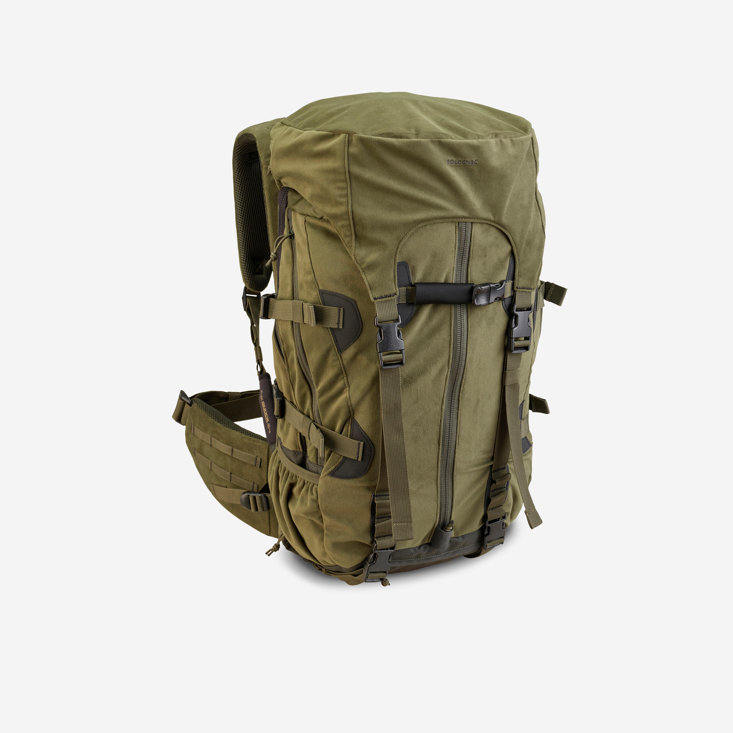 MODULABLE SILENT HUNTING BACKPACK 45/90L - BIG GAME GREEN