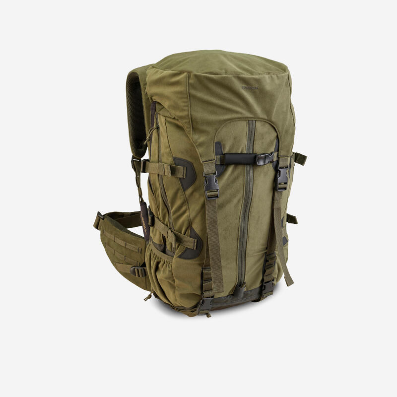 Mochila Caza Multibolsillos 45-90L Solognac Big Game Marron