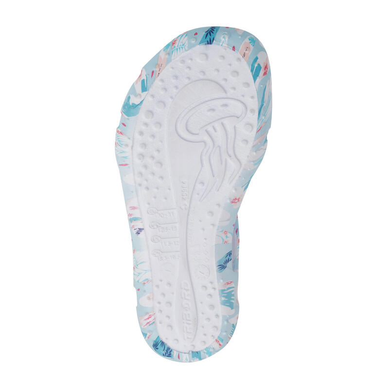 Kids’ SANDALS S 100 Inj - Surfboard Print