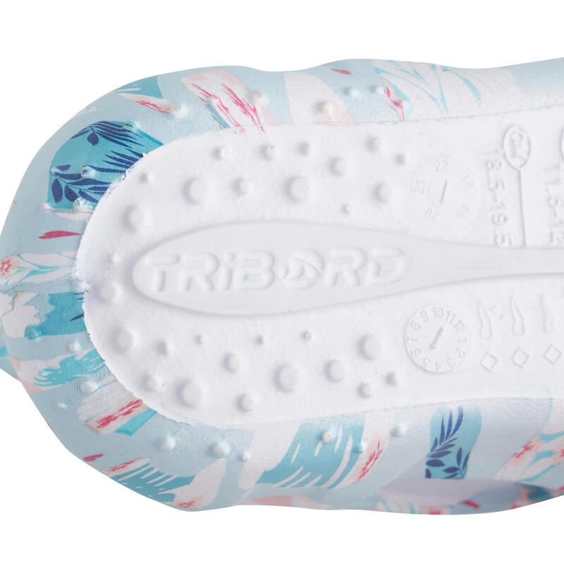 Kids’ SANDALS S 100 Inj - Surfboard Print