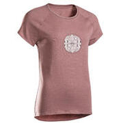 Women's Gentle Yoga T-Shirt - Rosewood Mandala