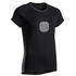 Women Yoga Cotton T-Shirt - Black Mandala
