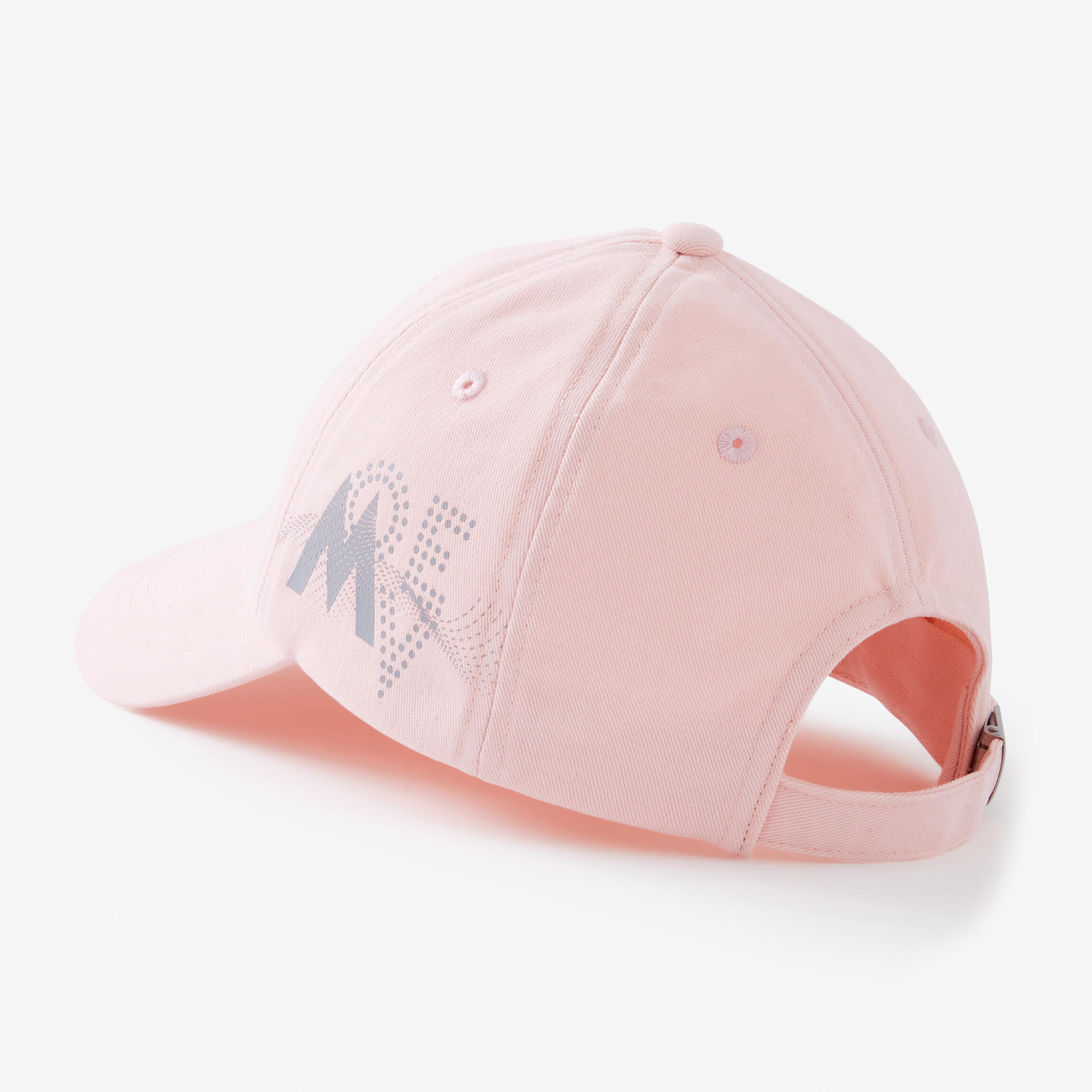 Girls' Gym Cap W100 - Pink/Pink Print 3/4