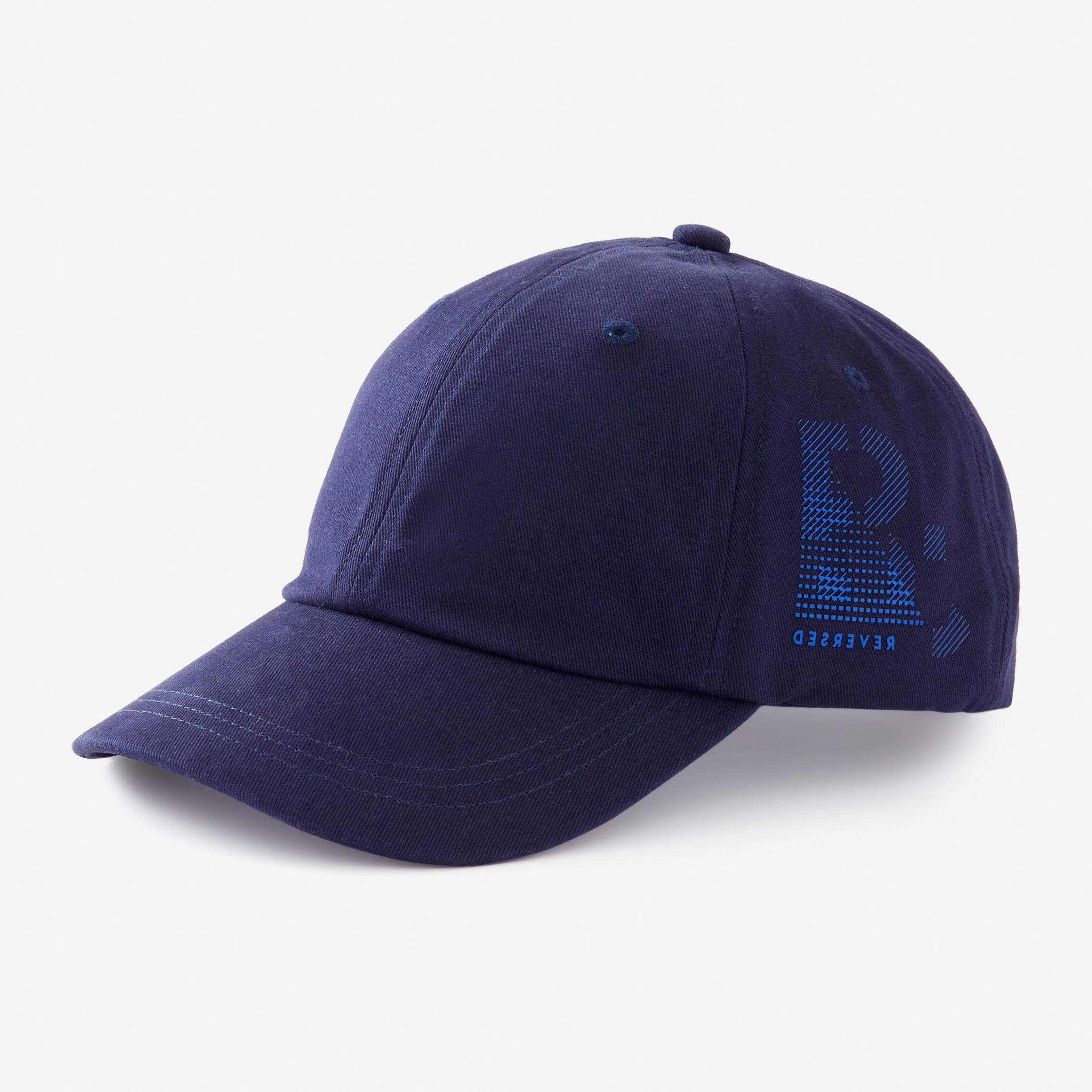 Kids' Cotton Cap - Navy Blue Print 2/6