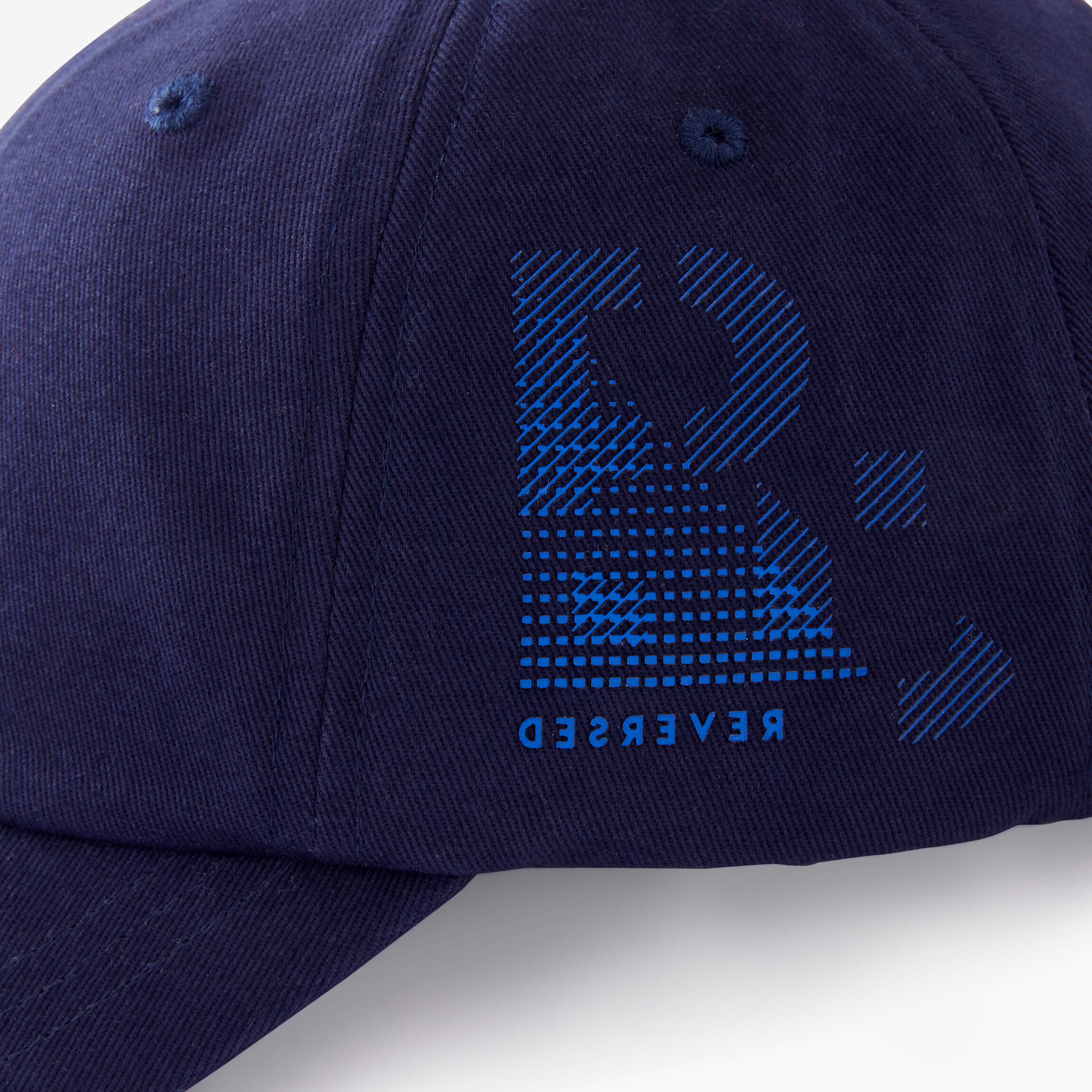 Kids' Cotton Cap - Navy Blue Print 5/6