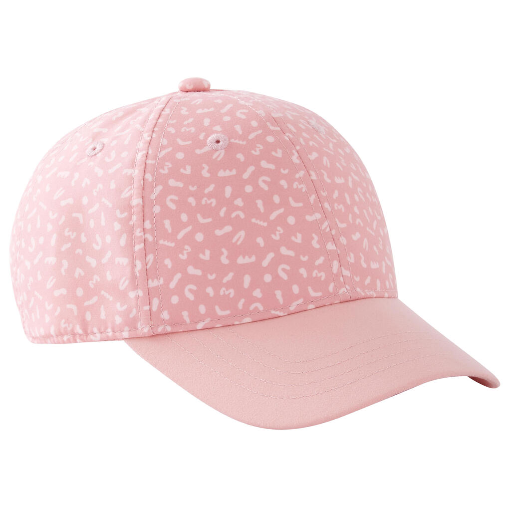 Baby's Unisex Multisport Adjustable Cap - Pink Print